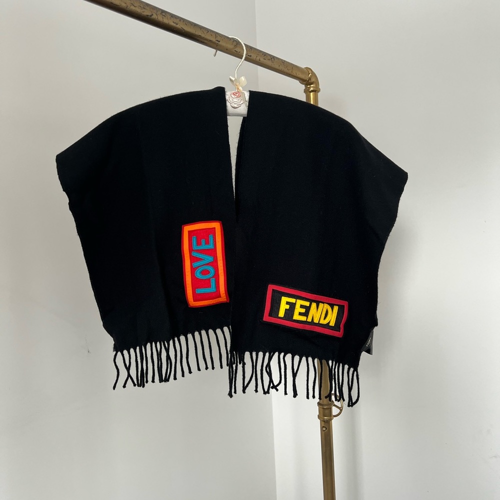 Fendi 100%Wool Scarf